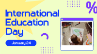 International Education Day Animation Image Preview