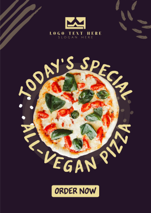 Vegan Pizza Flyer Image Preview