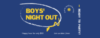 Boy's Night Out Facebook cover Image Preview