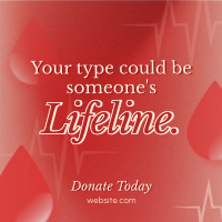 Donate Blood Campaign Instagram Post Design