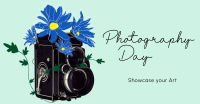 Old Camera and Flowers Facebook ad Image Preview