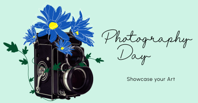 Old Camera and Flowers Facebook ad Image Preview