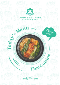 Thai Cuisine Poster Design