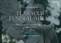 Funeral Services Postcard Design