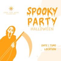 Spooky Party Instagram Post Design