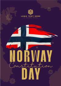 Norway Constitution Day Flyer Design