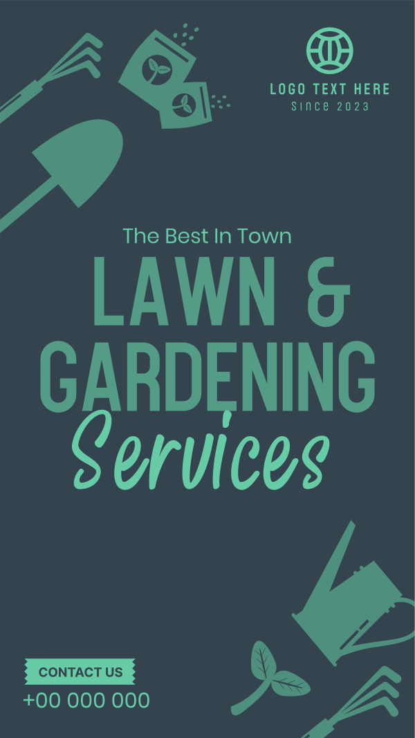 The Best Lawn Care Instagram Story Design Image Preview