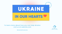 Ukraine In Our Hearts Facebook event cover Image Preview