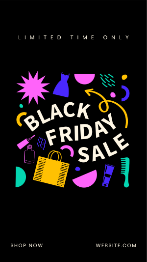 Black Friday Sale Facebook story Image Preview