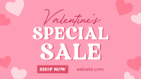 Valentine Hearts Special Sale Facebook Event Cover Image Preview