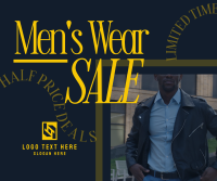 Men's Fashion Sale Facebook Post Design