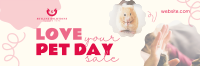 Love Your Pet Day Sale Twitter Header Image Preview