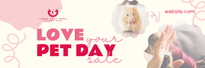 Love Your Pet Day Sale Twitter header (cover) Image Preview