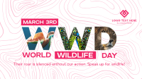 World Wildlife Day Facebook event cover Image Preview