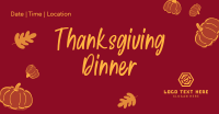Thanksgiving Dinner Facebook ad Image Preview