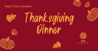 Thanksgiving Dinner Facebook ad Image Preview