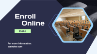 Online University Enrollment Facebook event cover Image Preview