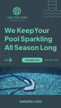 Pool Sparkling TikTok Video Design