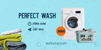 Featured Washing Machine  Twitter Post Design