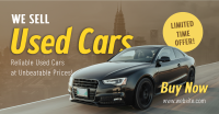 Used Car Sale Facebook Ad Image Preview