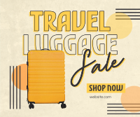 Travel Luggage Discounts Facebook Post Design
