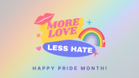 More Love, Less Hate Zoom Background Image Preview