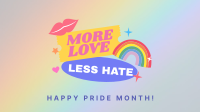 More Love, Less Hate Zoom Background Image Preview