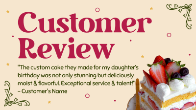 Birthday Cake Review Facebook event cover Image Preview