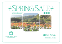 Spring Time Sale Postcard Design