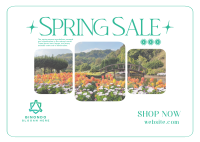 Spring Time Sale Postcard Image Preview