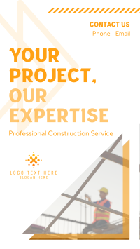 Construction Experts YouTube Short Design