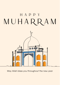 Minimalist Muharram Flyer Image Preview