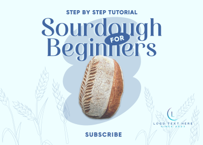 Beginner Sourdough Tutorial Postcard Image Preview