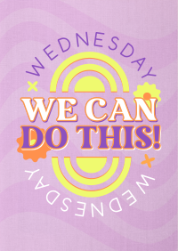 Hippie Wednesday Affirmation Poster Image Preview