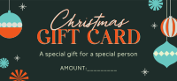 Ornamental Christmas Gift Certificate Image Preview