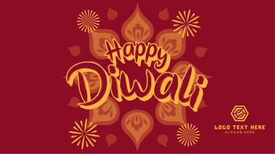 Diwali Festival Greeting Facebook event cover Image Preview