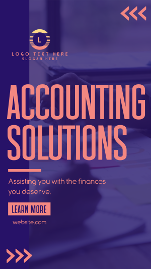 Accounting Solutions Facebook story Image Preview