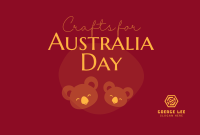 Happy Australia Day Pinterest Cover Design
