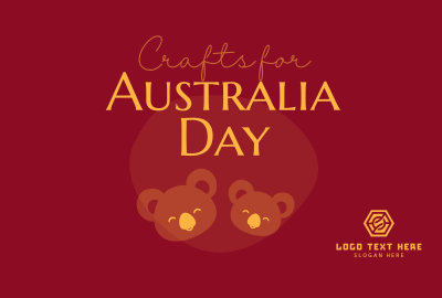 Happy Australia Day Pinterest board cover Image Preview