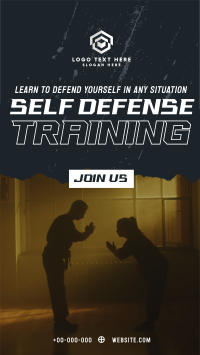 Self Defense Training Class Instagram Reel Preview