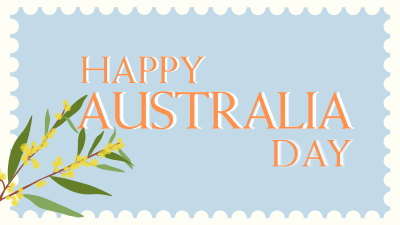 Golden Wattle Stamp Facebook Event Cover Image Preview