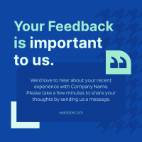 Corporate Customer Reviews Linkedin Post Design