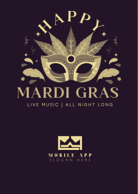 Mardi Gras Party Poster Image Preview