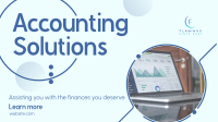 Business Accounting Solutions Facebook Event Cover Design