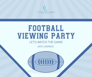 Football Viewing Party Facebook post Image Preview