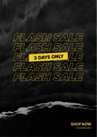 Flash Sale Yellow Flyer Design