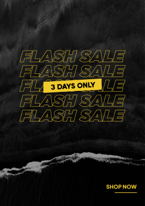 Flash Sale Yellow Flyer Image Preview