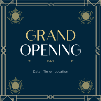 Art Deco Grand Opening Instagram post Image Preview