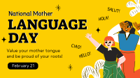 Mother Language Day Facebook event cover Image Preview