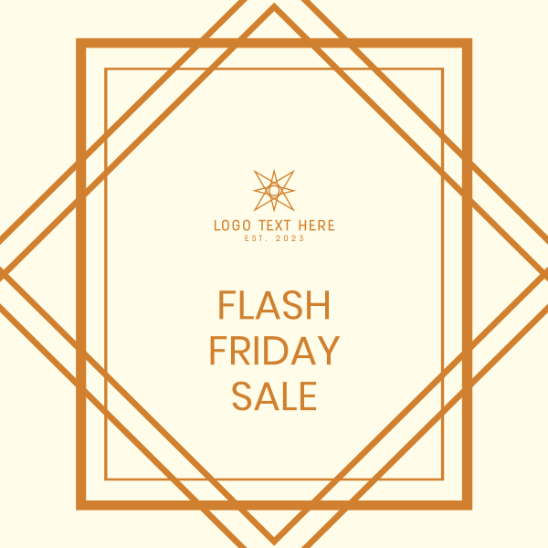 Flash Friday Sale Now! Instagram Post Design Image Preview